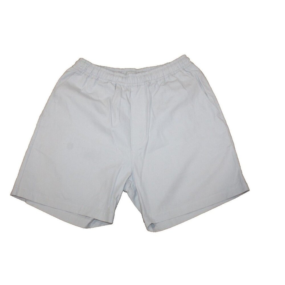 Homecore Shorts Mens Size Medium Pale Light Blue Drawstring Canvas Cotton Pocket